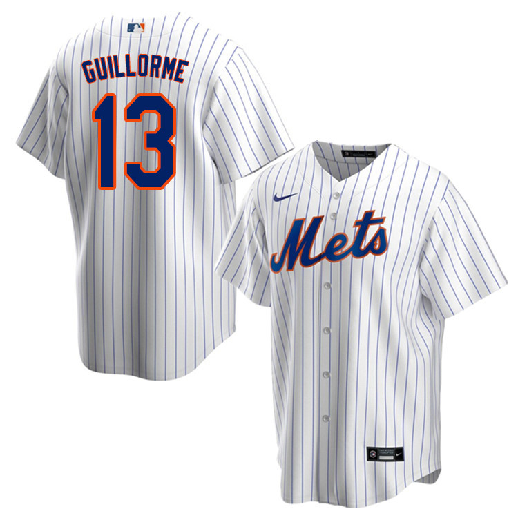 Nike Men #13 Luis Guillorme New York Mets Baseball Jerseys Sale-White